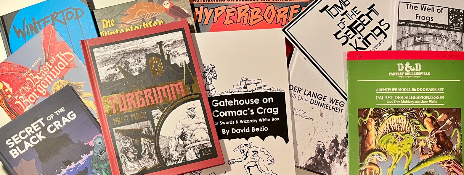 Das Bild zeigt eine Menge nebeneinander liegender Kaufabenteuer.